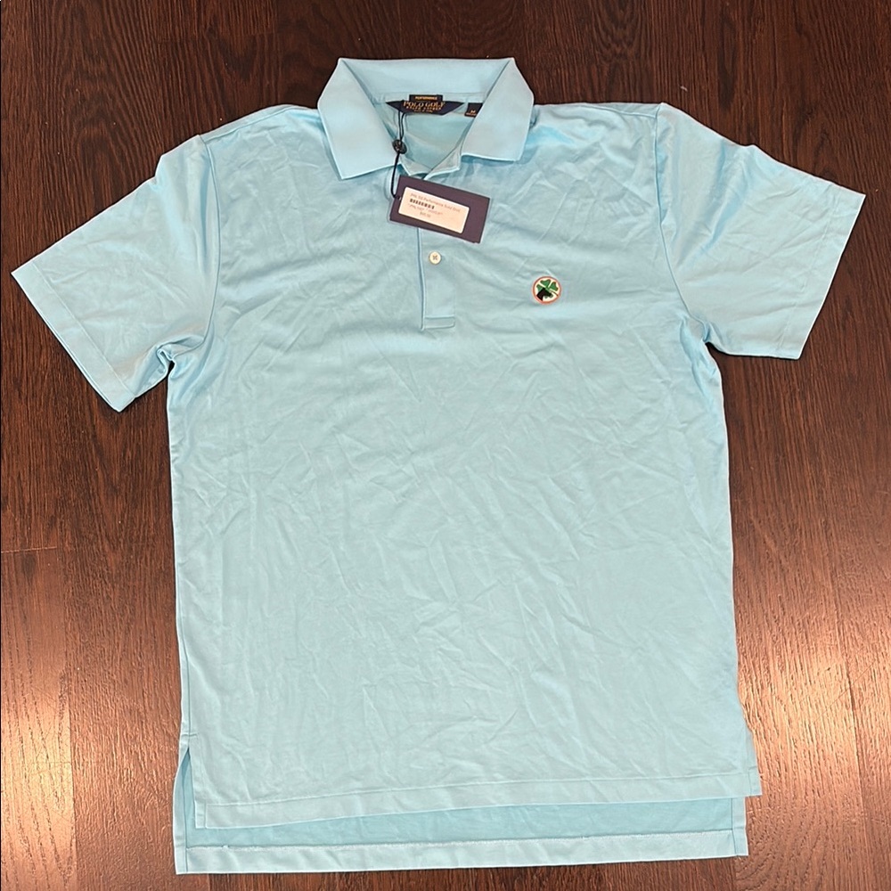 Ralph Lauren Teal Golf Polo Shirt Classic Design